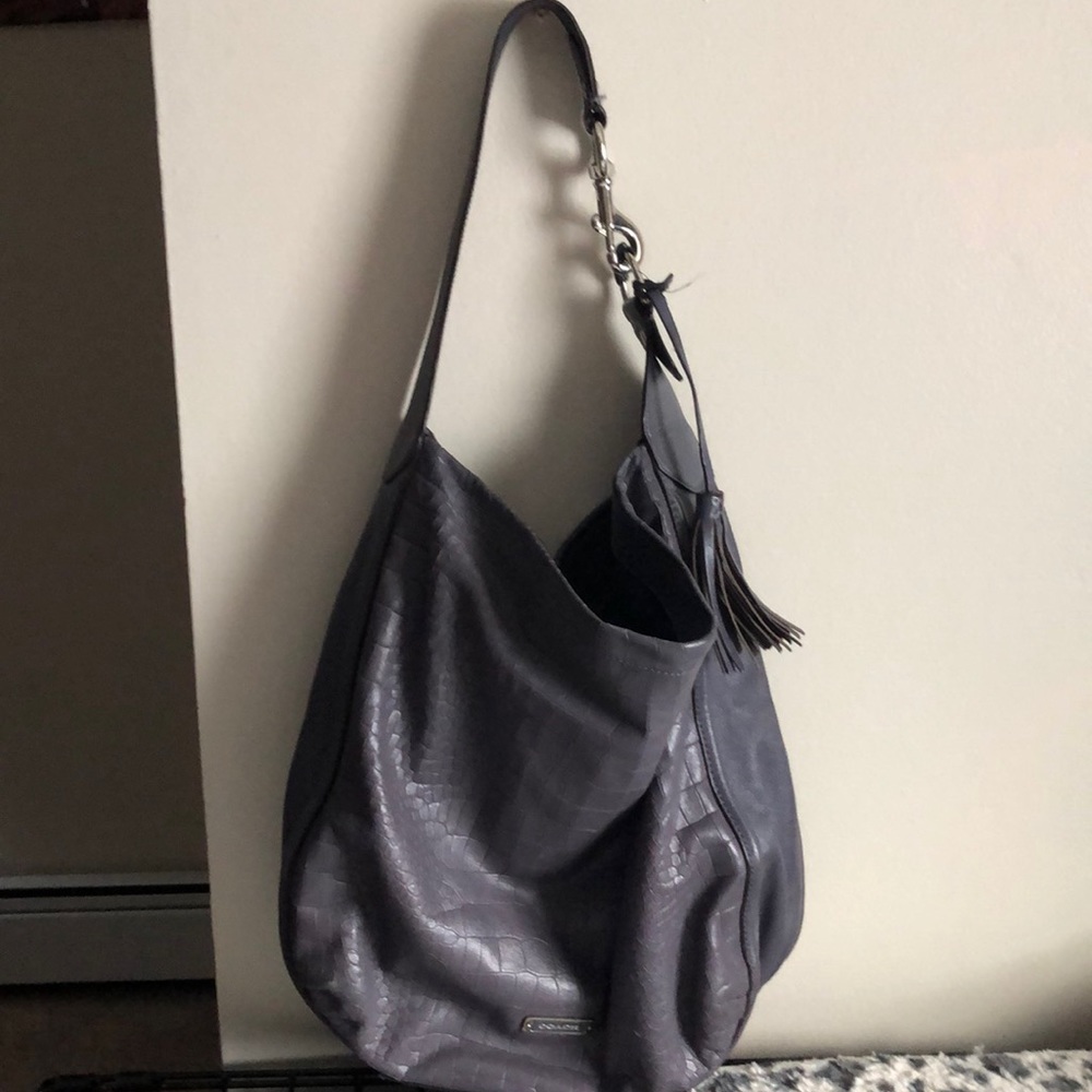 Coach purple over the shoulder